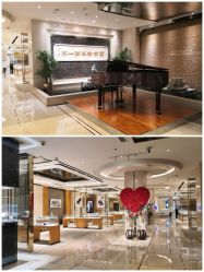 首饰区的环境高大上-北京七彩云南翡翠珠宝旗舰店(月坛店)