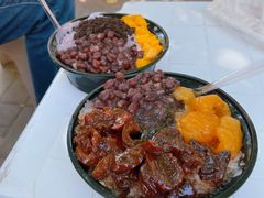 老味杏肉红豆刨冰-小胖老味刨冰