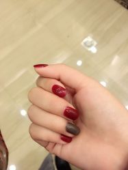酒红色系-悦·指间美甲