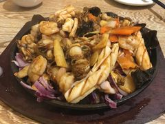 铁板三鲜-渔家颂歌渔家味道(青石路店)