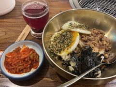 -明洞阿姨·韩式酱蟹烤肉·创意料理(三元桥店)