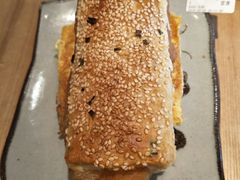 厚烧饼夹油条加蛋-早安山丘·豆浆油条(小木桥路店)