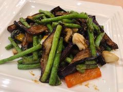 紫苏豆角炒茄子-宝园酒家(美林M·LIVE天地东座店)