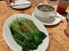 金蒜脆生菜-陈鹏鹏潮汕菜(宝安机场T3航站楼店)