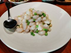 淮扬鸡头米虾仁-镇江苏宁万豪酒店-苏筵中餐厅