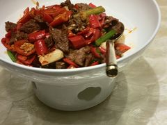 小炒鲁西南黄牛肉-明湖楼·经典鲁菜山东海鲜(大明湖店)