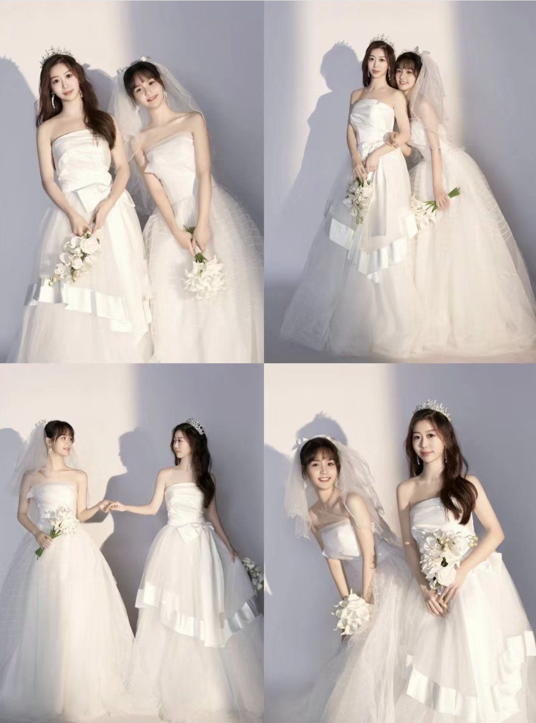 闺蜜婚纱照景专属于姐妹两人的仪式感浪漫仪式感