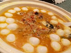 蟹粉鱼头烩鱼圆-江苏议事园酒店·零点餐厅