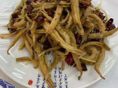 干煸鱿鱼-北戴河庆山饭店·海鲜砂锅粥(北戴河黑石路店)