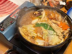 日式牛肉寿喜锅-王鼎精致料理铁板烧(世博源店)