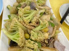 菜花炒八珍-阿四台山黄鳝饭(东门店)