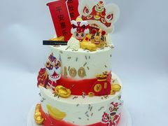 -卡比儿童蛋糕·心意定制·低脂零卡糖动物奶油FancyBALLOON(滨海店)