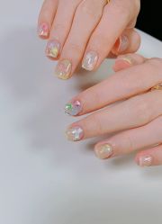 -复古绿·少女主题美甲美睫