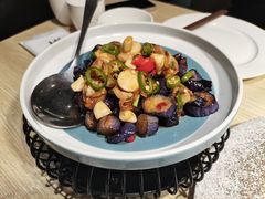紫山茄拌扇贝-味莊·青岛菜(石老人店)