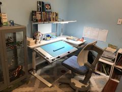 -康朴乐儿童学习桌椅(蓝色港湾店)