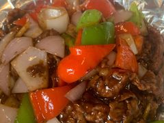 铁板黑椒牛柳-三色堇(小通巷店)