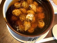古越陈酿煮花螺-杭州西子湖四季酒店·金沙厅