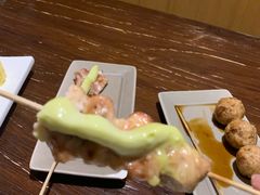 鸡肉串芥末沙拉酱-鸟亭·居酒屋(青年路店)