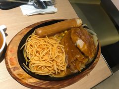 七味猪扒、蜜糖鸡扒、司华力肠贴板餐-大家乐(佛山普君店)