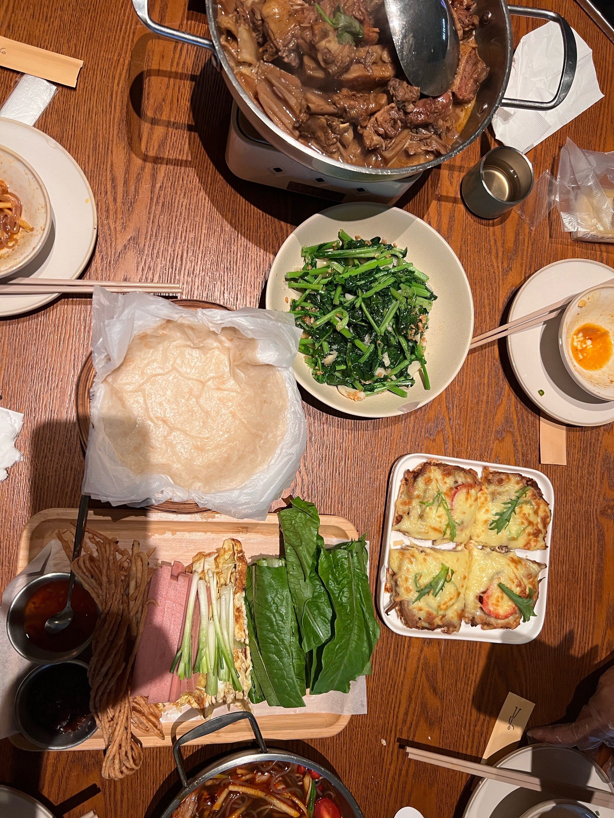 和朋友一起的美食大餐