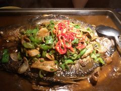 -探鱼·鲜青椒爽麻烤鱼(西南商都店)
