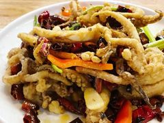 炸鱿鱼须-陈傻子餐厅(世纪都会店)