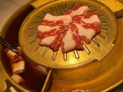 澳洲牛五花锅-猪啊牛呀羊啊铜盘烤肉(正大广场店)