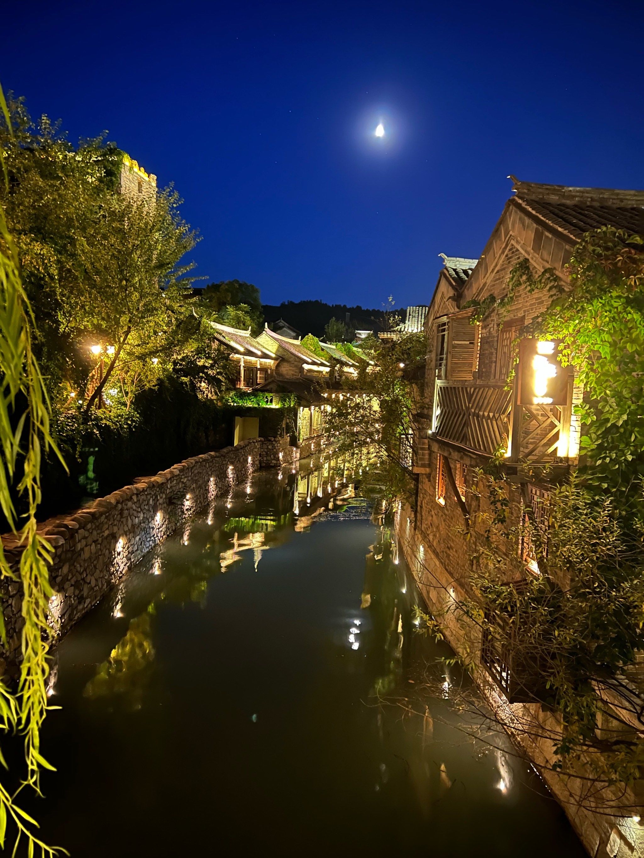 古北水镇璀璨的夜