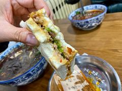 锅盔辣子夹馍-惠记粉汤羊血梆梆肉(永松路店)