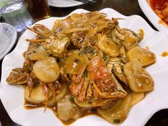 毛蟹炒年糕-协和菜馆(凤凰街店)