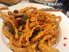 椒盐茶树菇-围炉夜话·潮汕卤水火锅(榕江店)