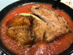 番茄浓汤鸡翅猪扒通粉-华嫂冰室(尖沙咀店)