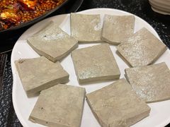 手工黑豆腐-仁虎老火锅(黄泥磅店)