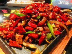 干锅鱿鱼丝-蛙三泡椒牛蛙(万象城店)