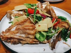 煎焗魚頭-顺德一品粥·20年凤城老字号(芳村店)