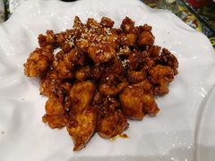 酱爆桃仁鸡丁-宝轩渔府·老字号海鲜·正宗津菜(水上店)