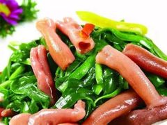 韭菜炒海肠-胖子饺子馆·海鲜家常菜(海军博物馆店)