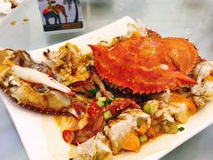 葱姜红膏蟹-渔中舟海鲜大排档(普陀沈家门店)
