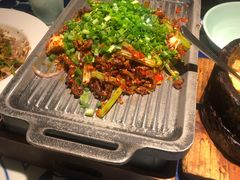 葱椒爆牛肉-绿茶餐厅(布吉万象汇店)