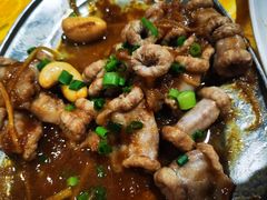 蒸粉肠鸡子-长坦新鲜猪什夜宵广场
