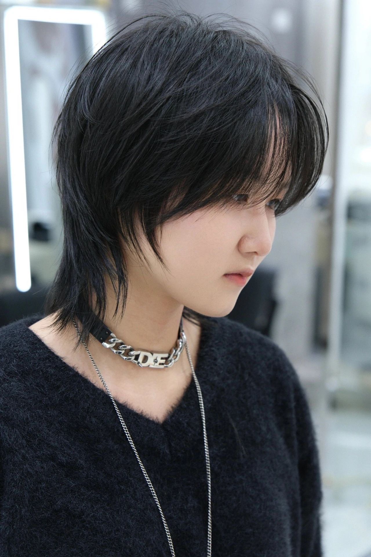 狼尾鲻鱼头女生,酷感十足!