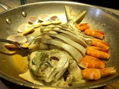 干锅油盐焗鲳鱼-百味馆·粤菜·湛江菜(后海花园店)