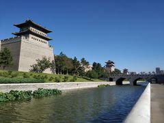-城墙带状公园-大同古城墙广场停车场