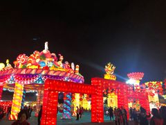 -欢乐海岸椰林沙滩-2025湾区超级灯会