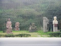 烈士雕塑区-重庆歌乐山烈士陵园