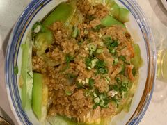 蒜蓉虾干蒸胜瓜-裕.鹅庄