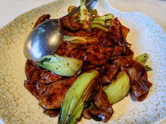 菜梗炒猪肝-菲乐餐厅(三十年经营·湖滨路店)