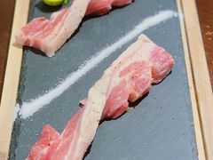 厚切黑猪猪五花-朴太院·朝鲜族炭火烤肉(民乐园总店)