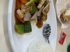 豉椒鲜鱿饭-旺角宝港式茶餐厅(寮步店)