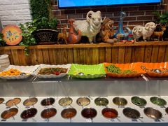 自助调料区-草原塞蛮羊火锅城(港湾店)